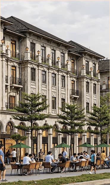 Tinh hoa Image 5 - Kiến trúc cổ điển Pháp kết hợp Đông Dương (Indochine)